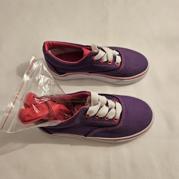 NEW!! Purple with pink trim sneakers!! - Picture 4 of 6